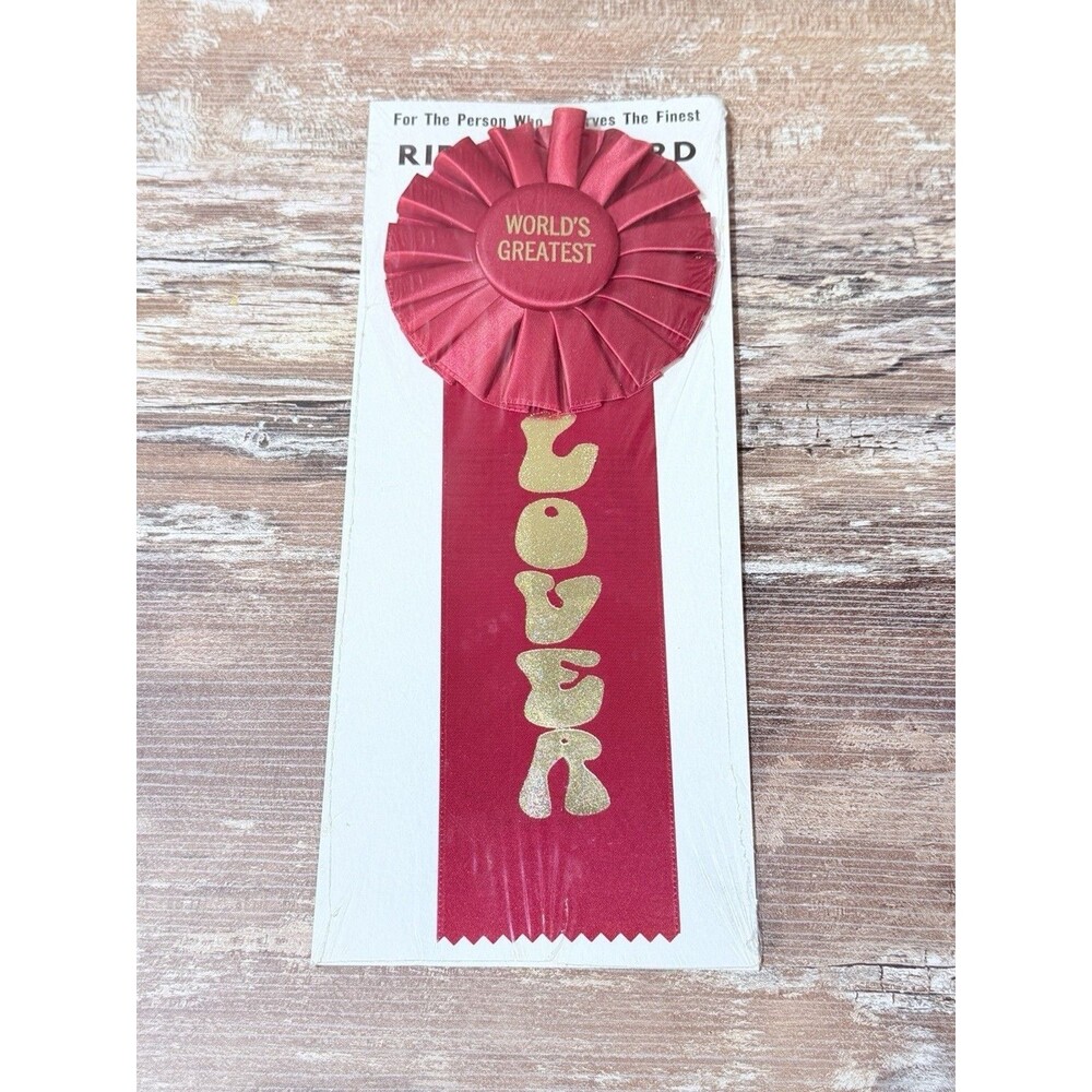 Vintage World’s Greatest Lover Ribbon New Old Stock